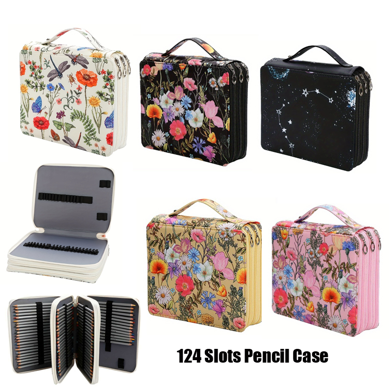Pencil Case Large - 124 yuvaları kalem kutusu okul Pencilcase