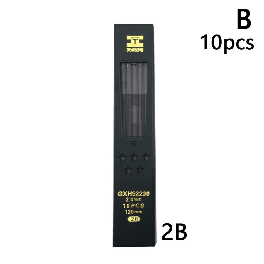 Mechanical Pencil Lead - Sıcak 10 adet/kutu 2mm 2B HB