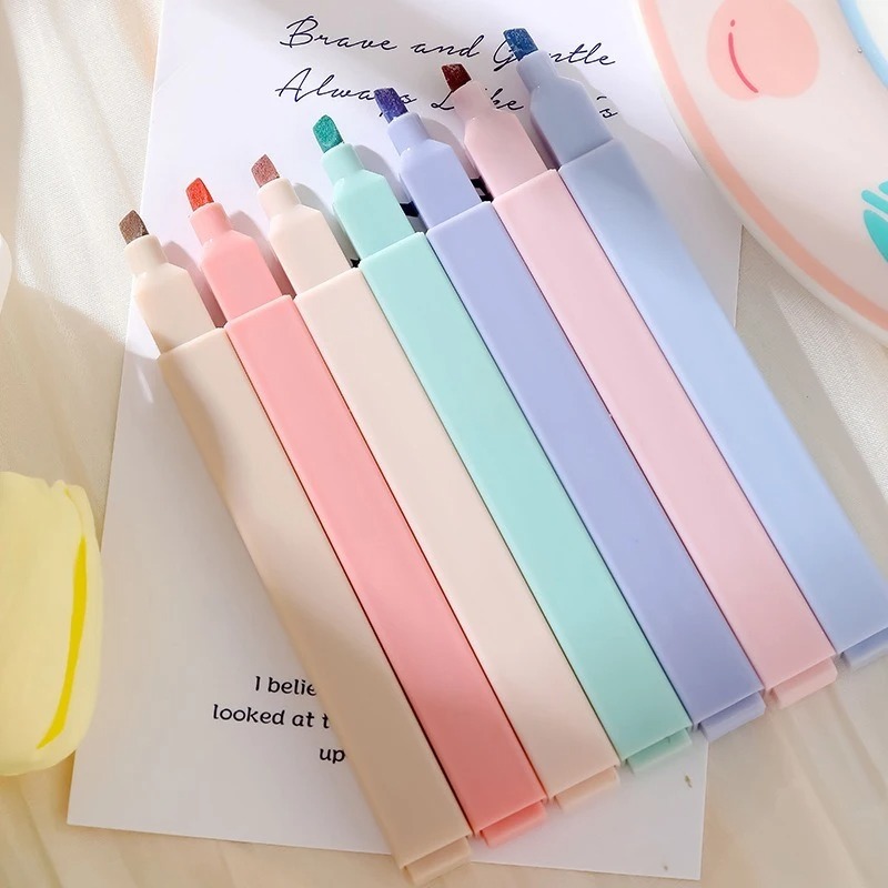 Highlighter Set Pastel - 6 adet/takım Pastel Renk Fosforlu Kalem