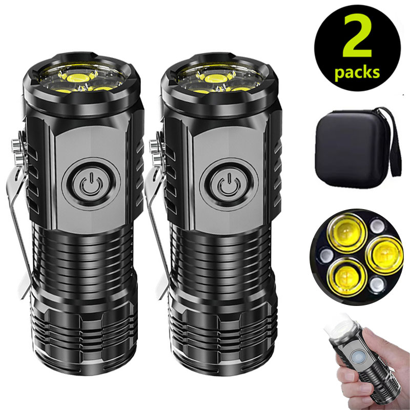 Stationery Supply - Kalem Klipsli Mini 3LED El Feneri,
