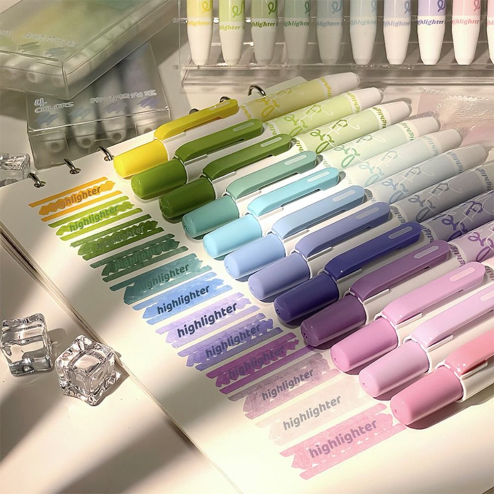 4 adet Yeni Gradyan Renkli Fos - Highlighter Set Pastel incelemesi ve fiyatı