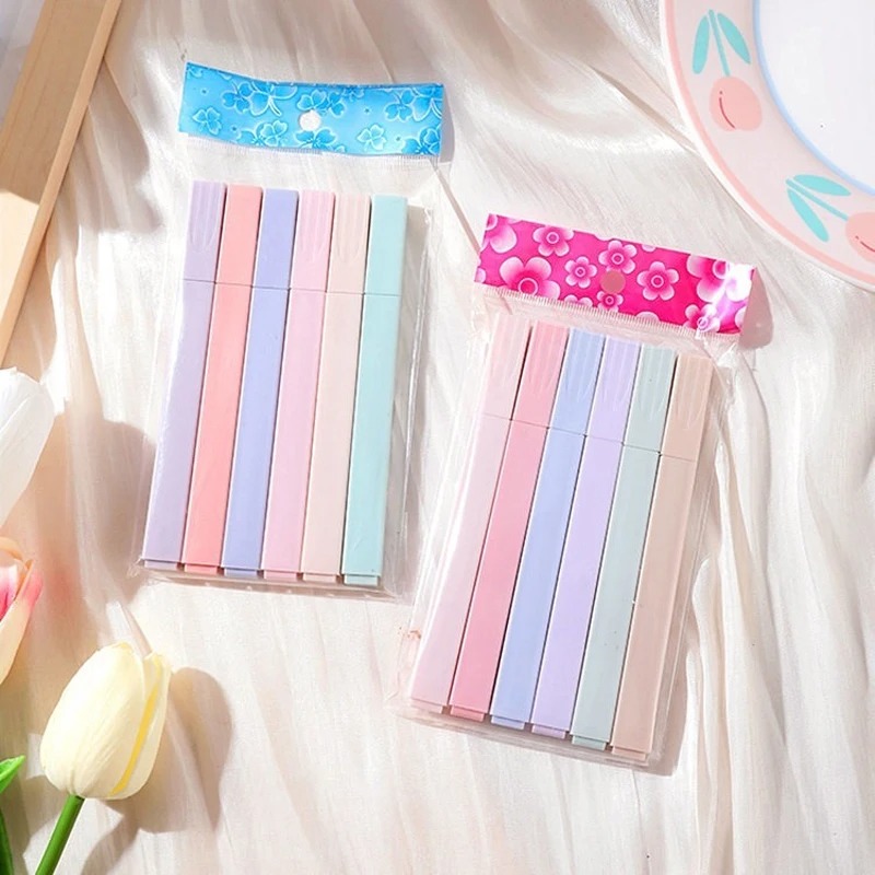 6 adet/takım Pastel Renk Fosfo - Highlighter Set Pastel incelemesi ve fiyatı