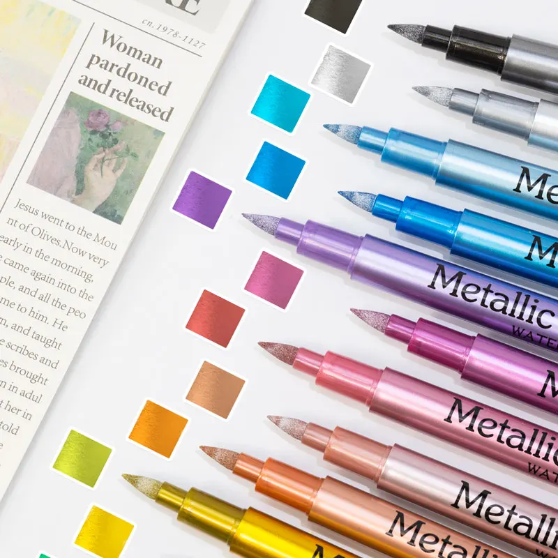 24 Renk Metalik Akrilik Boya İ - Whiteboard Marker Set incelemesi ve fiyatı