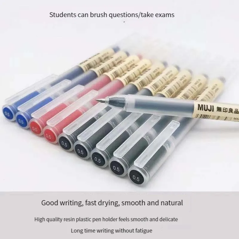 6/8 adet/takım Kawaii MUJIs Je - Muji Stationery Gel Pen incelemesi ve fiyatı
