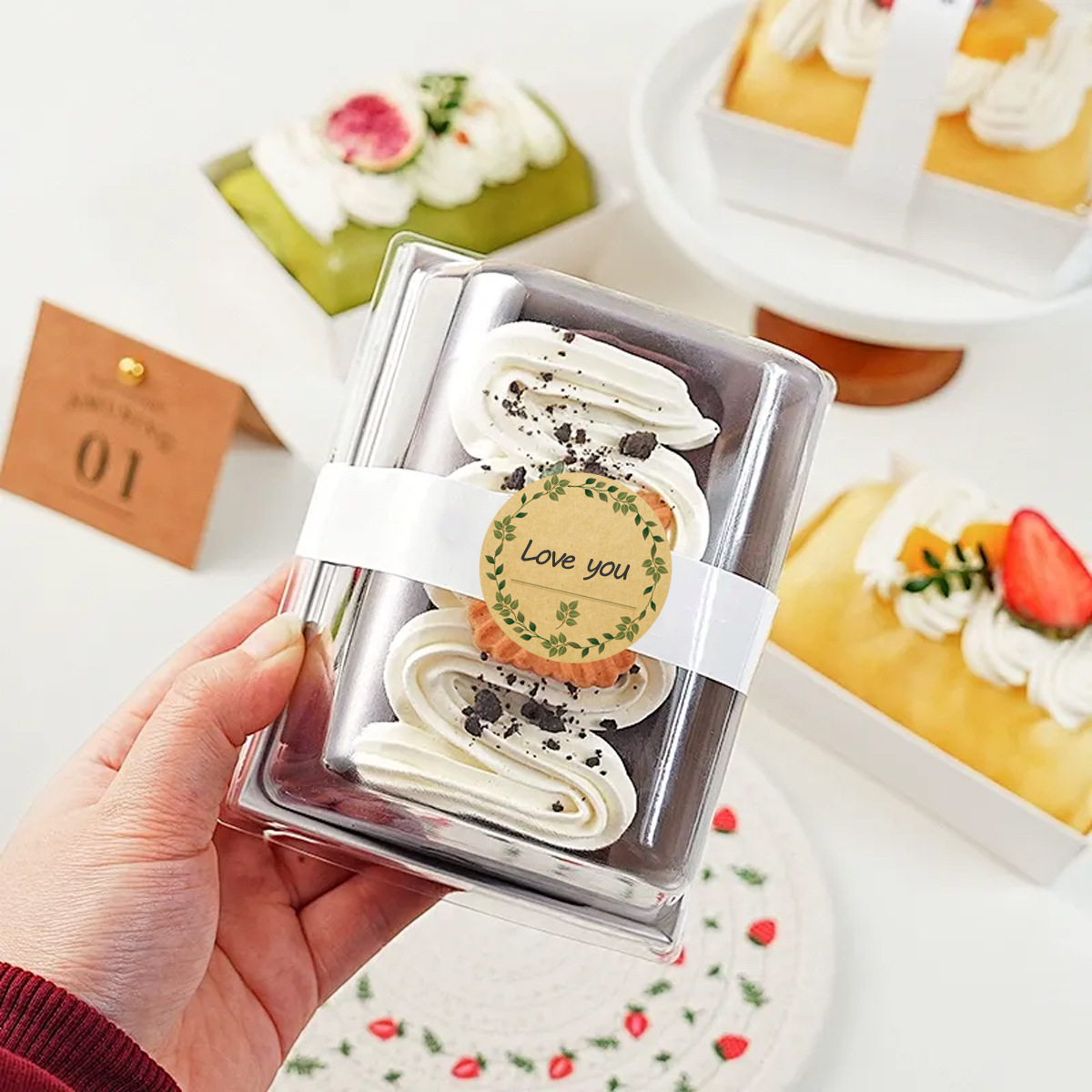 JCAC 500 adet/rulo Boş Yazılab - Sticker Label Roll incelemesi ve fiyatı