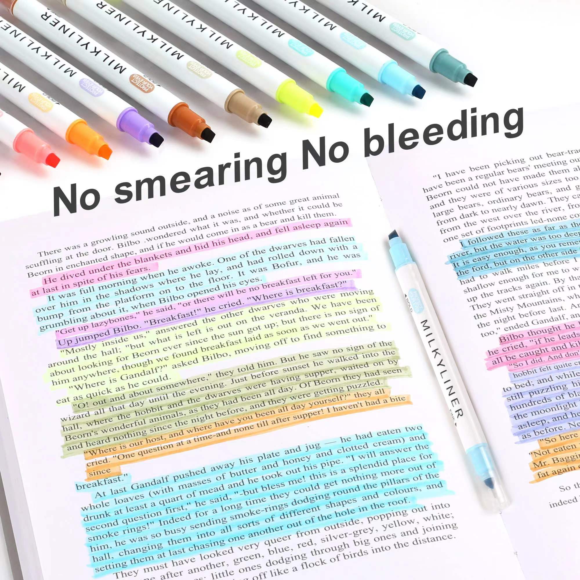 12/24 adet Fosforlu Kalemler Ç - Highlighter Set Pastel incelemesi ve fiyatı