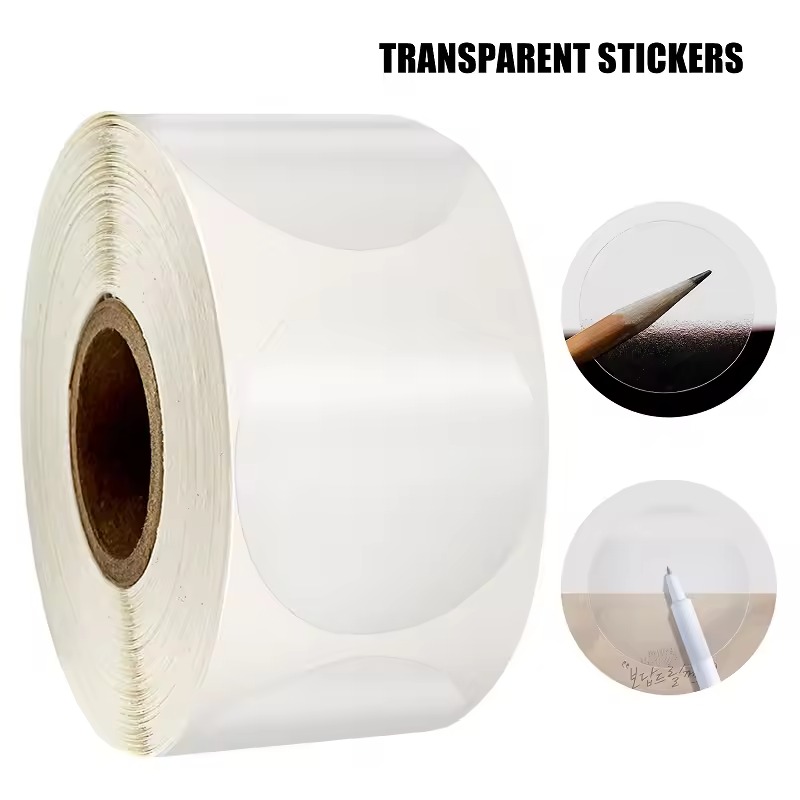Şeffaf Dairesel Etiket Kendind - Sticker Label Roll incelemesi ve fiyatı