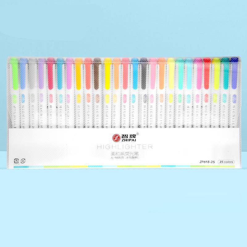 25 Renk ZhiPai Fosforlu Kaleml - Highlighter Set Pastel incelemesi ve fiyatı
