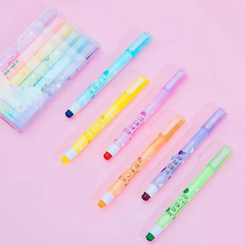 6 Renk/set Pastel Jel Fosforlu - Highlighter Set Pastel incelemesi ve fiyatı